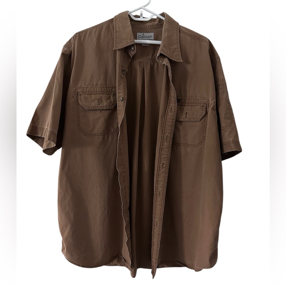 Carhartt Brown Short Sleeve Shirt